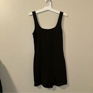 Black Sleeveless Bodysuit
